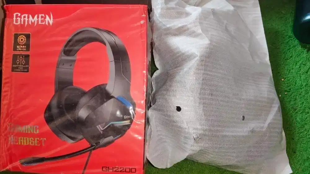Headset Gaming GAMEN GH220 – Normal, Earpad Mengelupas (Murah)