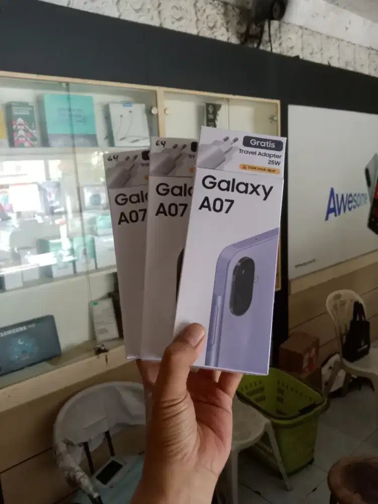 Berminat silahkan WA Samsung Galaxy A07 4/64 Garansi resmi 1thn
