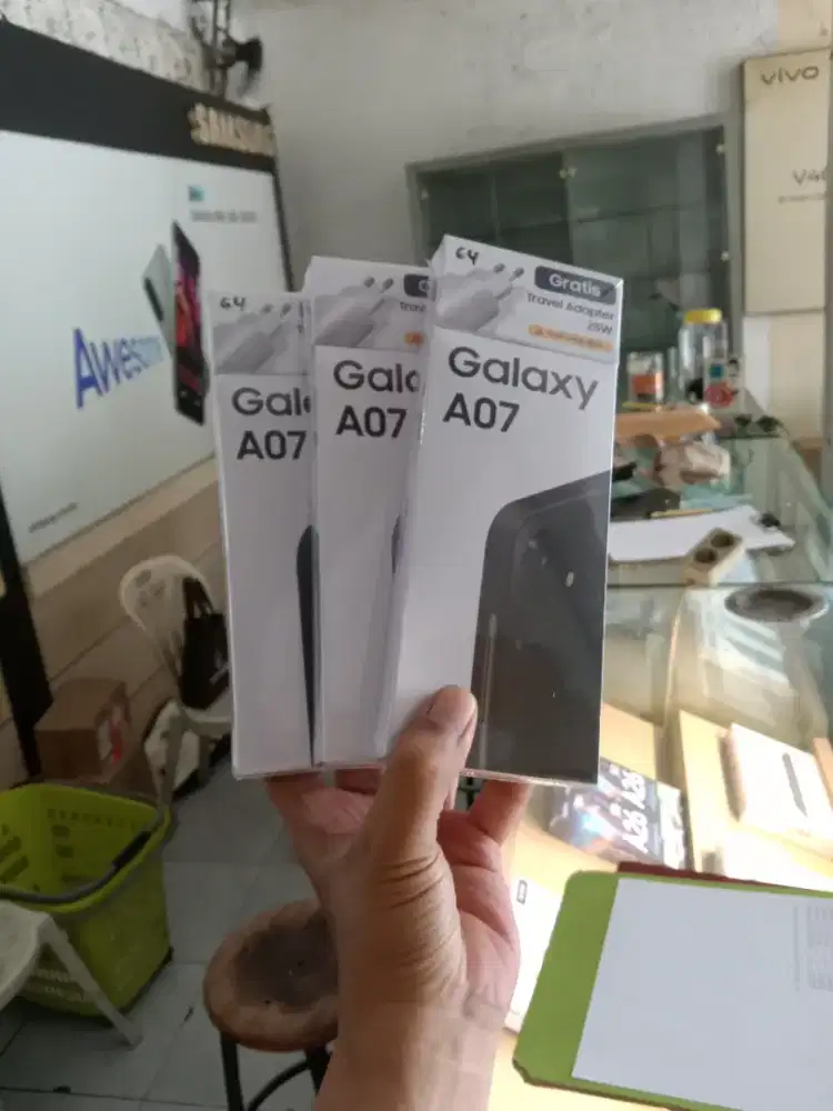 Berminat silahkan WA Samsung Galaxy A07 4/128 garansi resmi 1thn