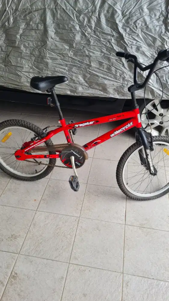 Sepeda Bmx wim cyacle Dragster ukuran 20 full ori bawaan