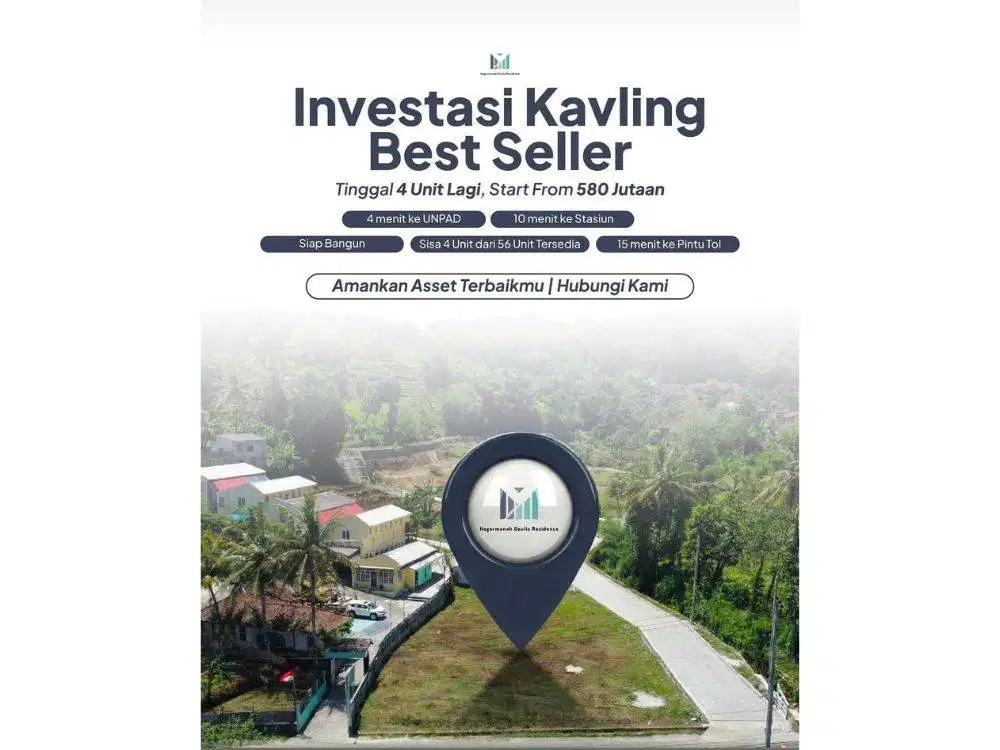 JUAL TANAH AREAL KOSAN DI JATINANGOR SIAP BANGUN