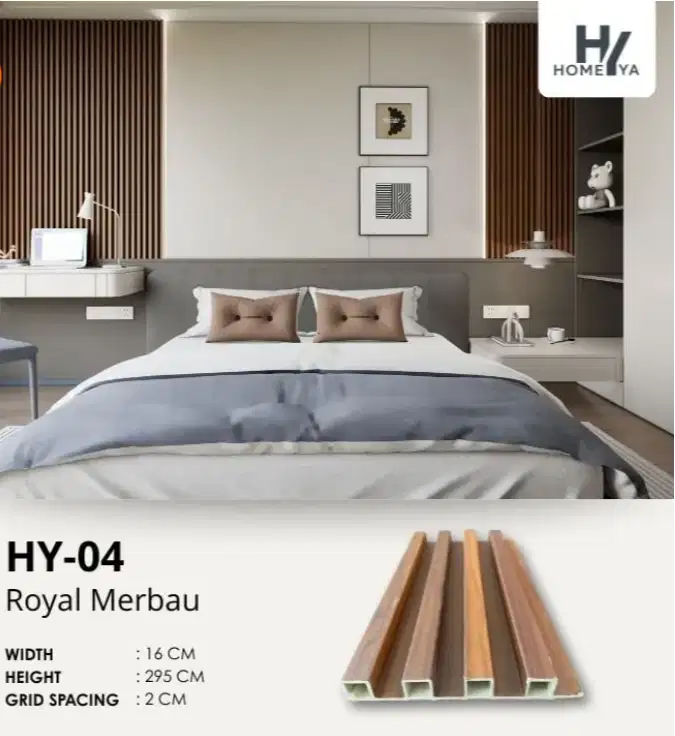 WPC PANEL HOMEYA HY-04 ROYAL MERBAU