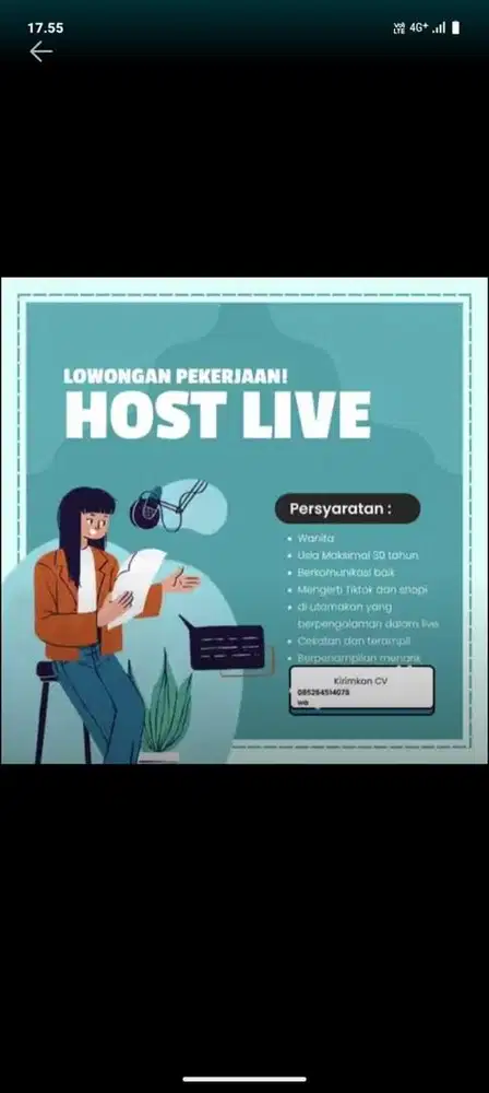 Mencari host live