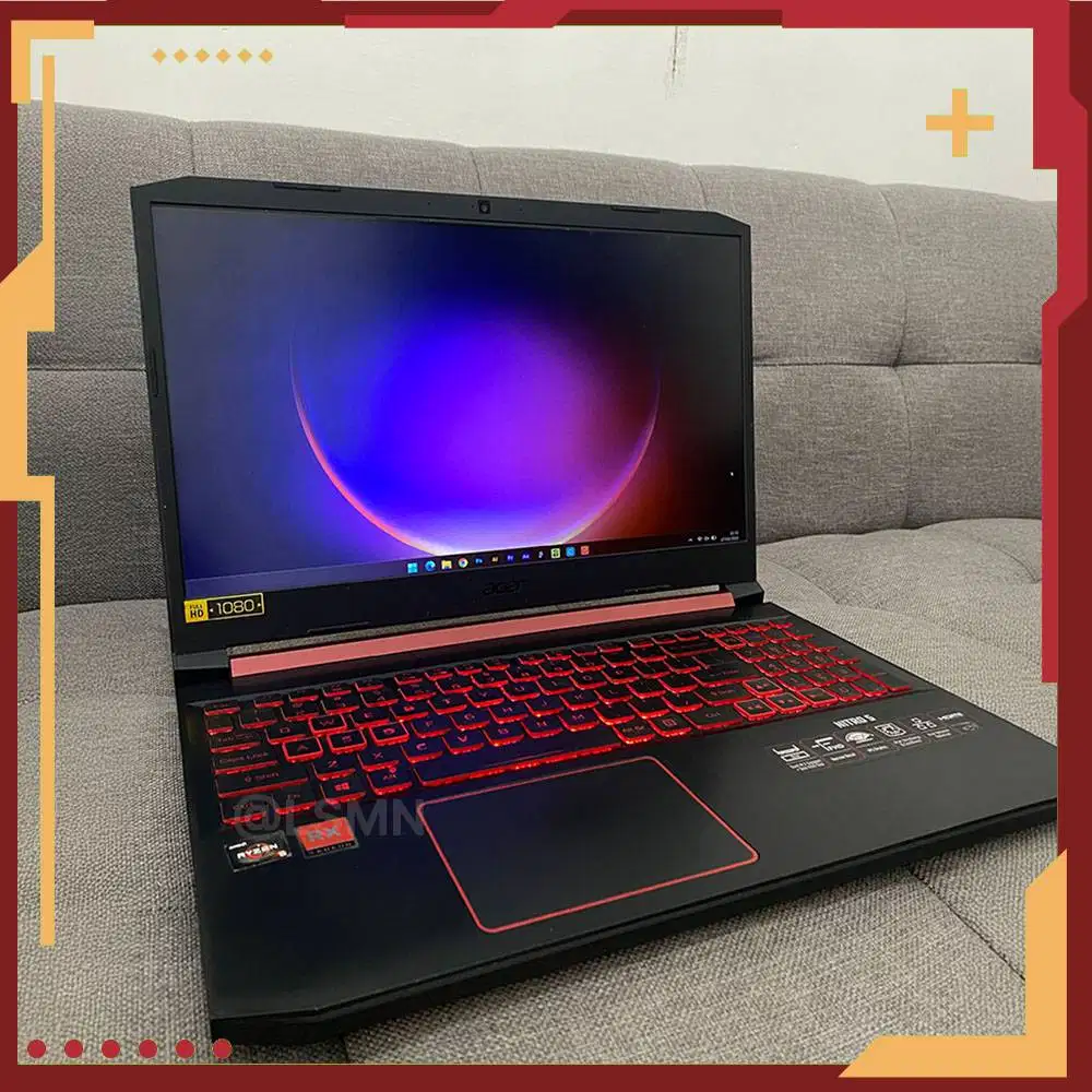 Laptop Acer Gaming Ryzen 5 | Dual VGA RX 560X 4GB | RAM 16GB | SSD 512