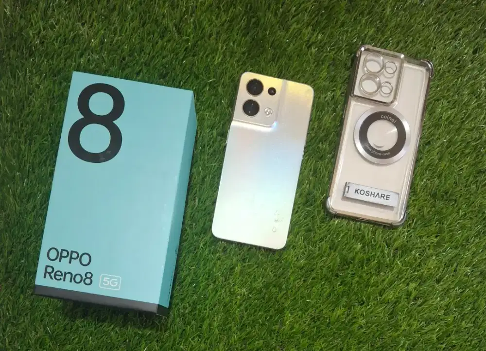 OPPO RENO 8 5G 8/256GB CUMA TIDAK ADA KEPALA CHARGER