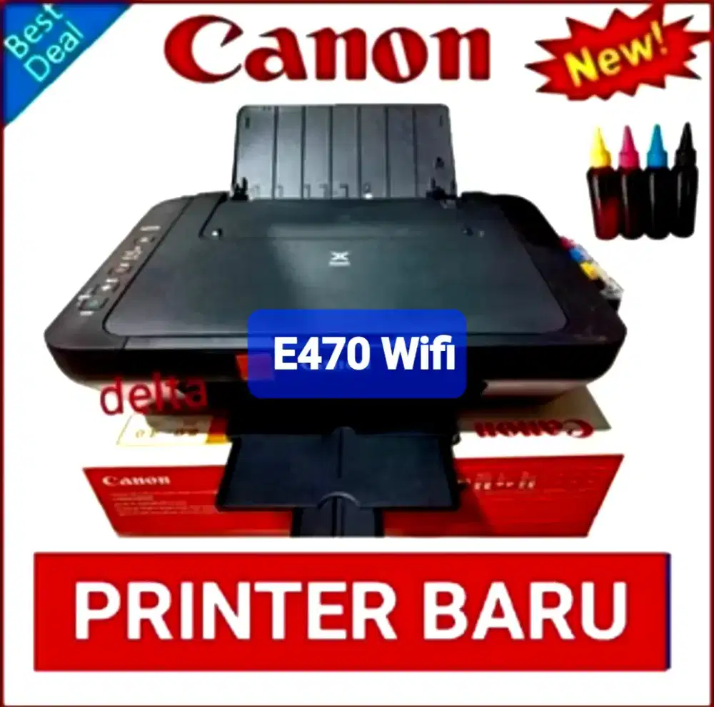 Printer Canon E470 all in one wifi