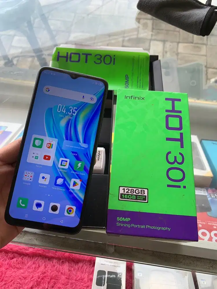 Infinix hot 30i 8/128 kondisi segel nominus