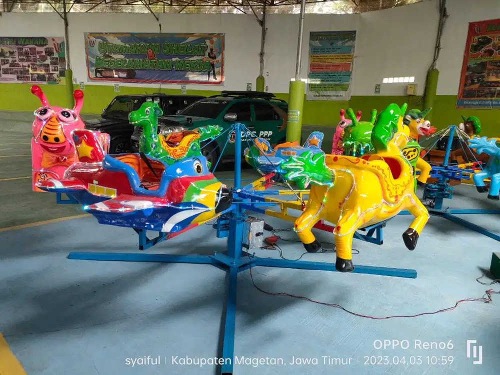 Jual odong komedi putar badut safari anak mainan pasar malam