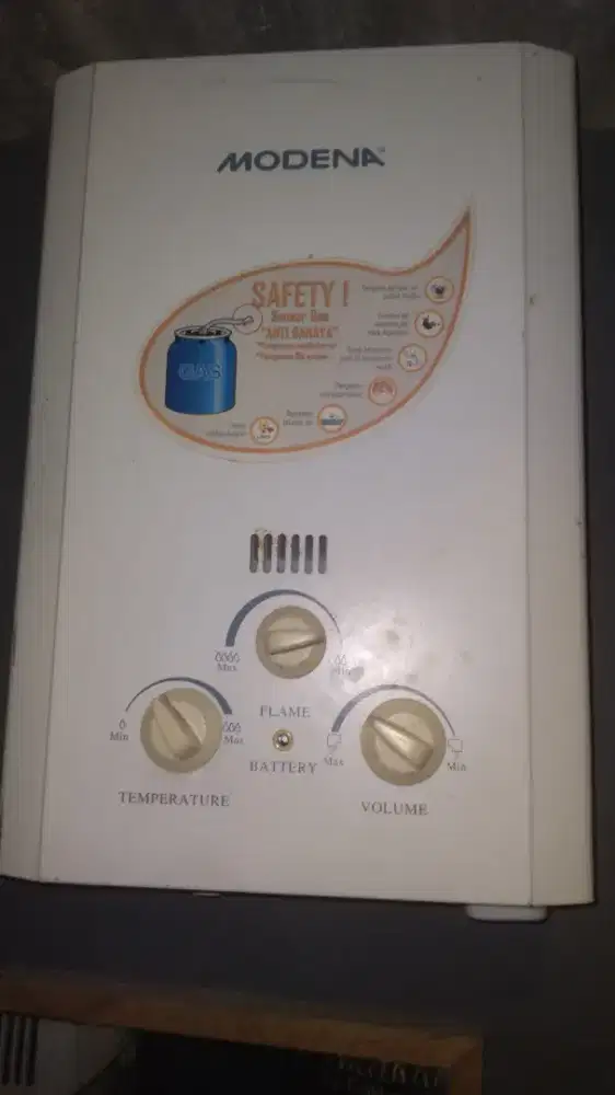 Water heater merk MODENA