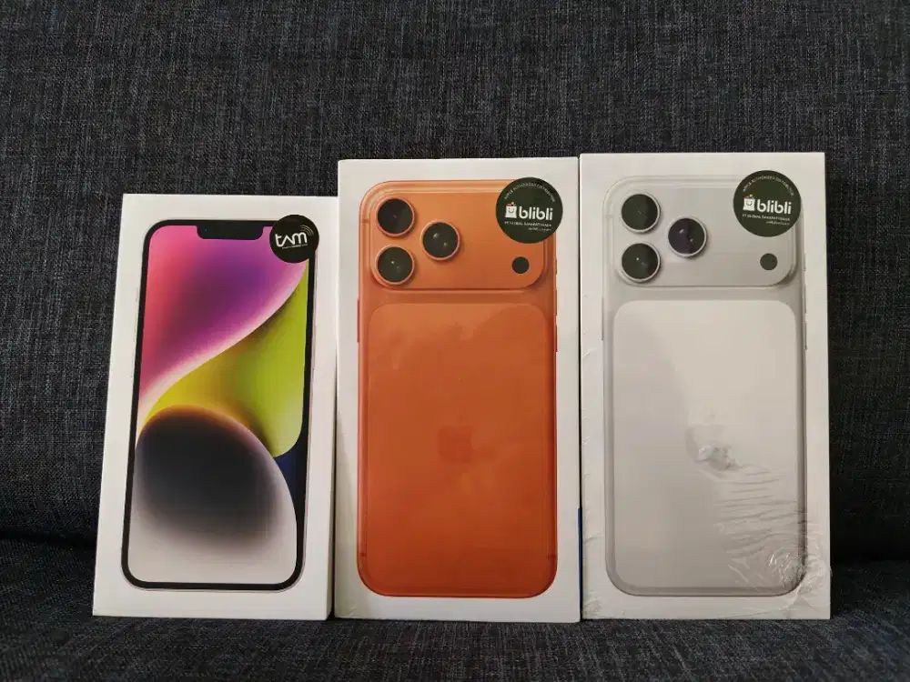 iphone 14 128 dan 17 promax 256 NEW