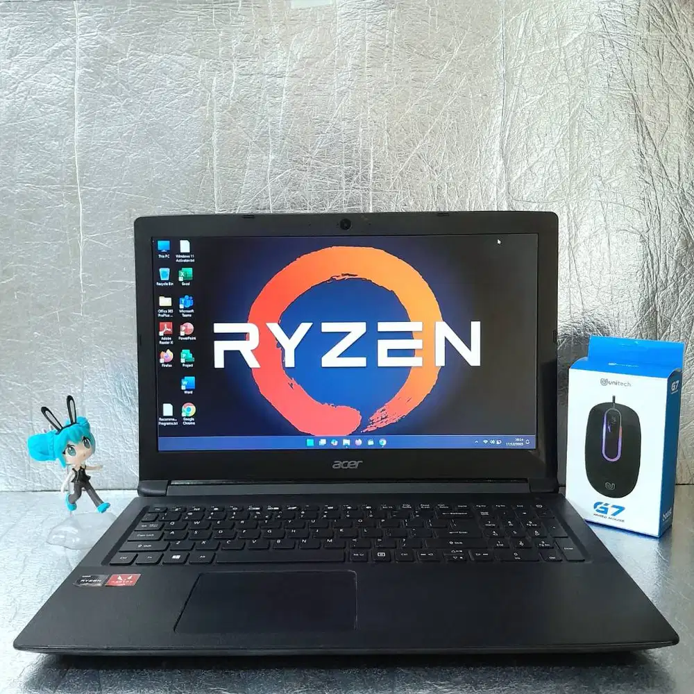 Acer Aspire A315-41 Amd Reyzen 3-220U Ram 8gb ssd 256gb