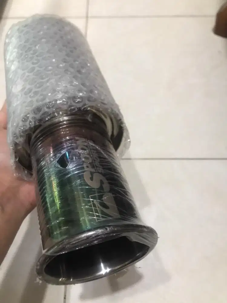 Knalpot spoon suara adem, material full stainless