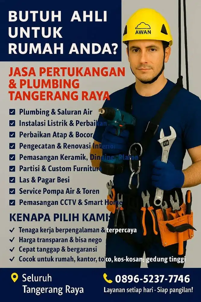 JASA PERTUKANGAN & PLUMBING TANGERANG RAYA
