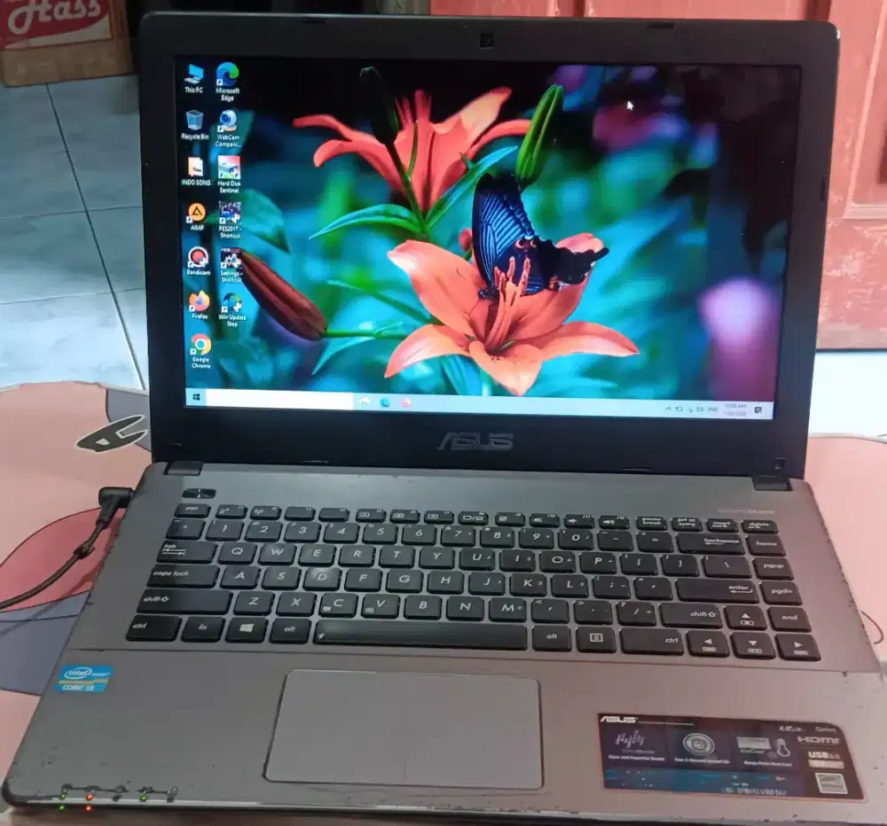 Laptop asus x450c core i3 3217u 1,8ghz lancar jaya