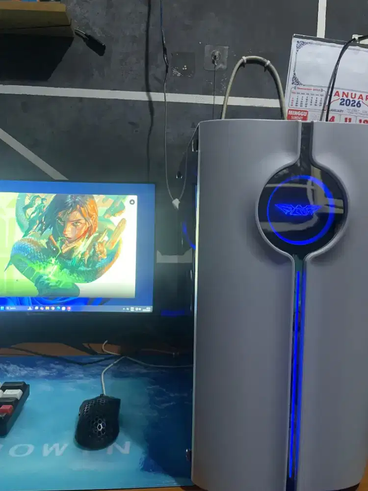 Gaming sett PC Monitor Ryzen 5 + VGA Asus BU