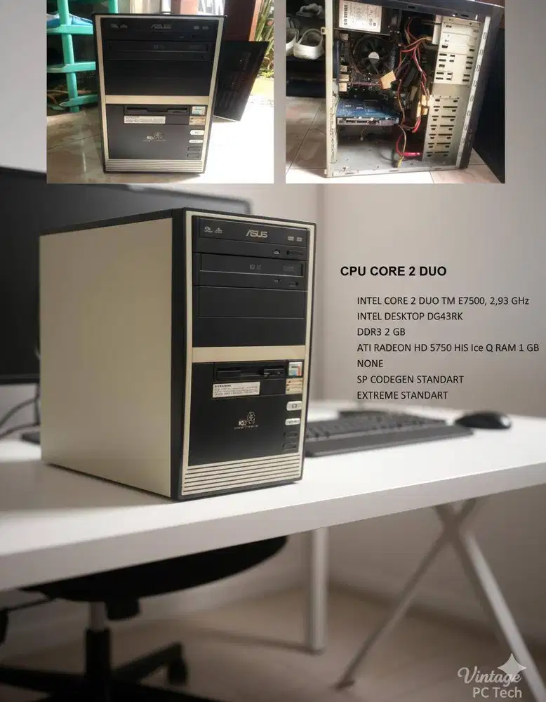 CPU CORE 2 DUO INTEL DESKTOP MOBO