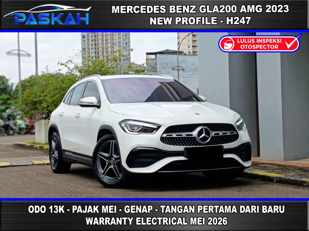 New Profile Odo=13K TAX-MEi Genap Mercedes Benz GLA200 AMG 2023 PASKAH