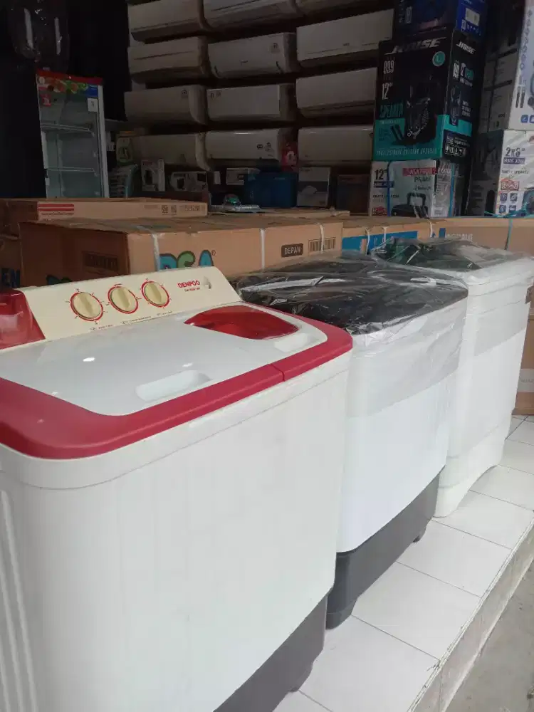 Mesin cuci merek denpo promo bunga 0% fre1x cicilan buruan datang