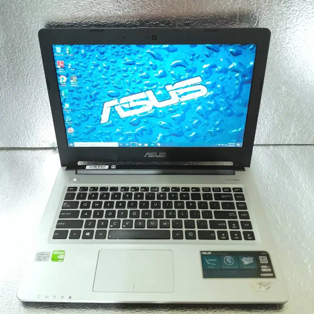 Asus K46CB core i7-3537U Ram 8gb ssd 256gb Vga Nvidia 740m 2gb
