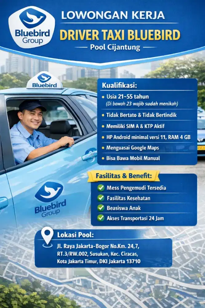 Lowongan Driver Taxi