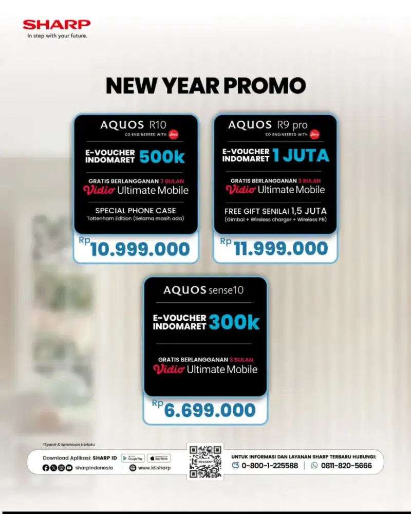 hp sharp aquos R9pro