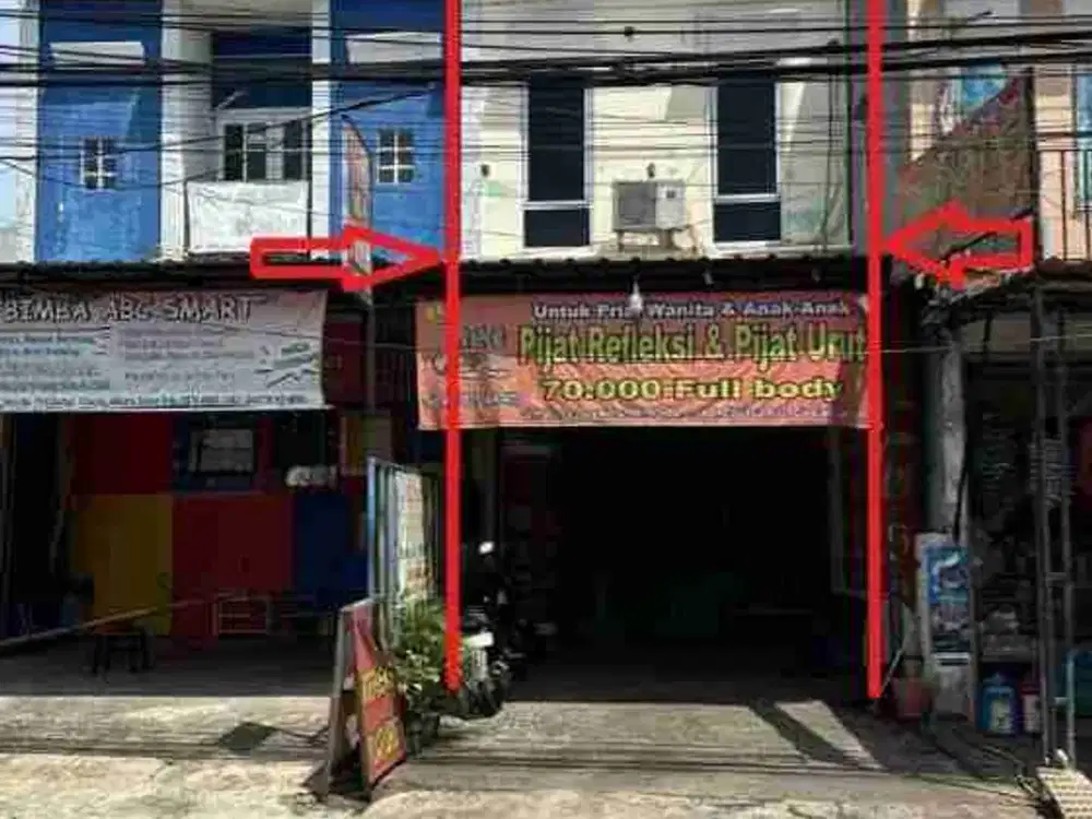 Dijual ruko strategis harga murah dari pasaran! lokasi pinggir jalan idup nyaman dan cocok utk usaha/bisnis. (VIA LELANG)