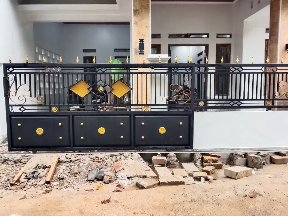 Pagar motip minimalis terbaru