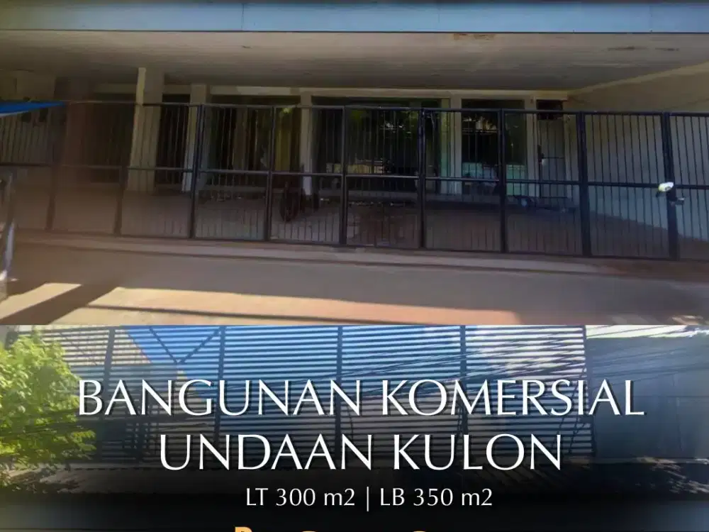 Bangunan Komersial Area Ramai dan Lokasi Strategis Depan Rs Adi Husada di Undaan Kulon Sby