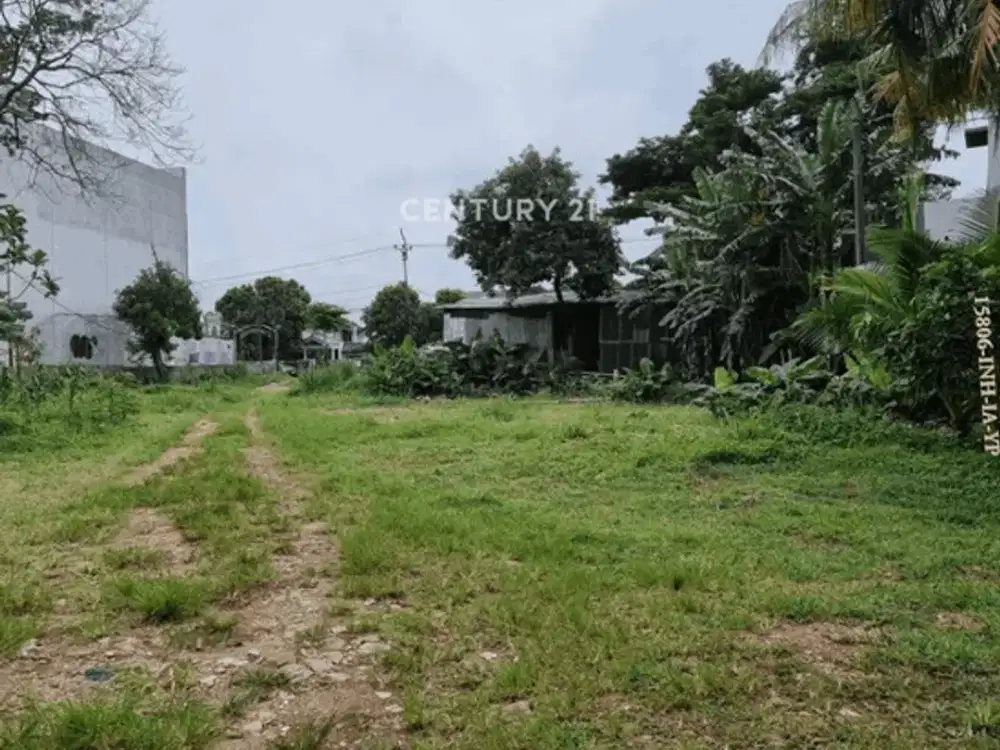 Dijual kavling cocok untuk cluster di pinggir jalan Besar di Bintaro