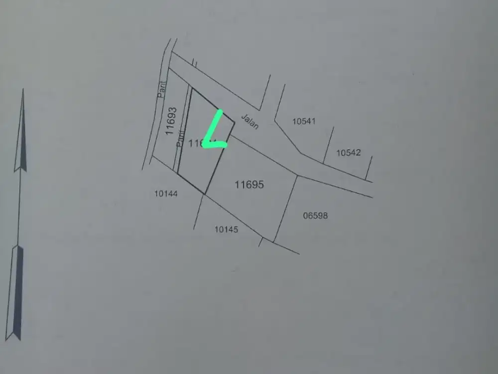 TANAH PEKARANGAN STRATEGIS AREA JALAN GITO GATI