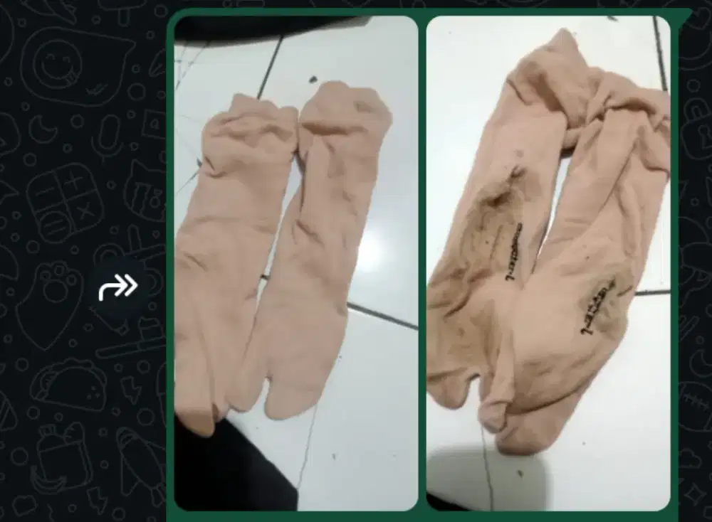 Kaos kaki beraroma bekas pakai