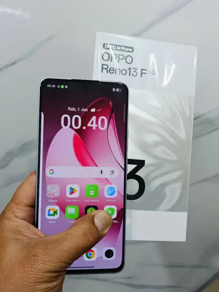 oppo reno 13 f 5g 8/256 ori mulus fullset