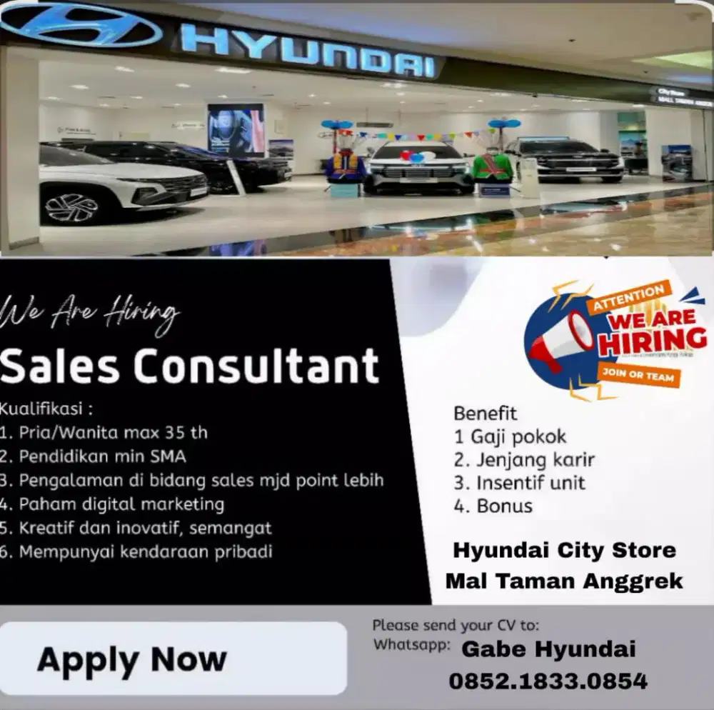 Sales mobil hyundai