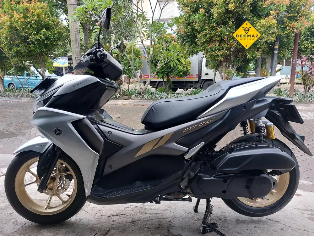 (DP 500 Rb)‼️ Yamaha Aerox S ABS Keyless Connected Silver 2022