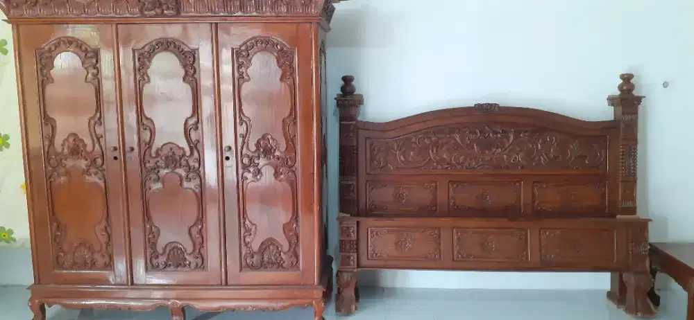 Jual Lemari dan Dipan Kayu Jati
