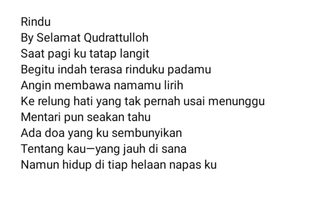 Jasa Pembuatan Syair