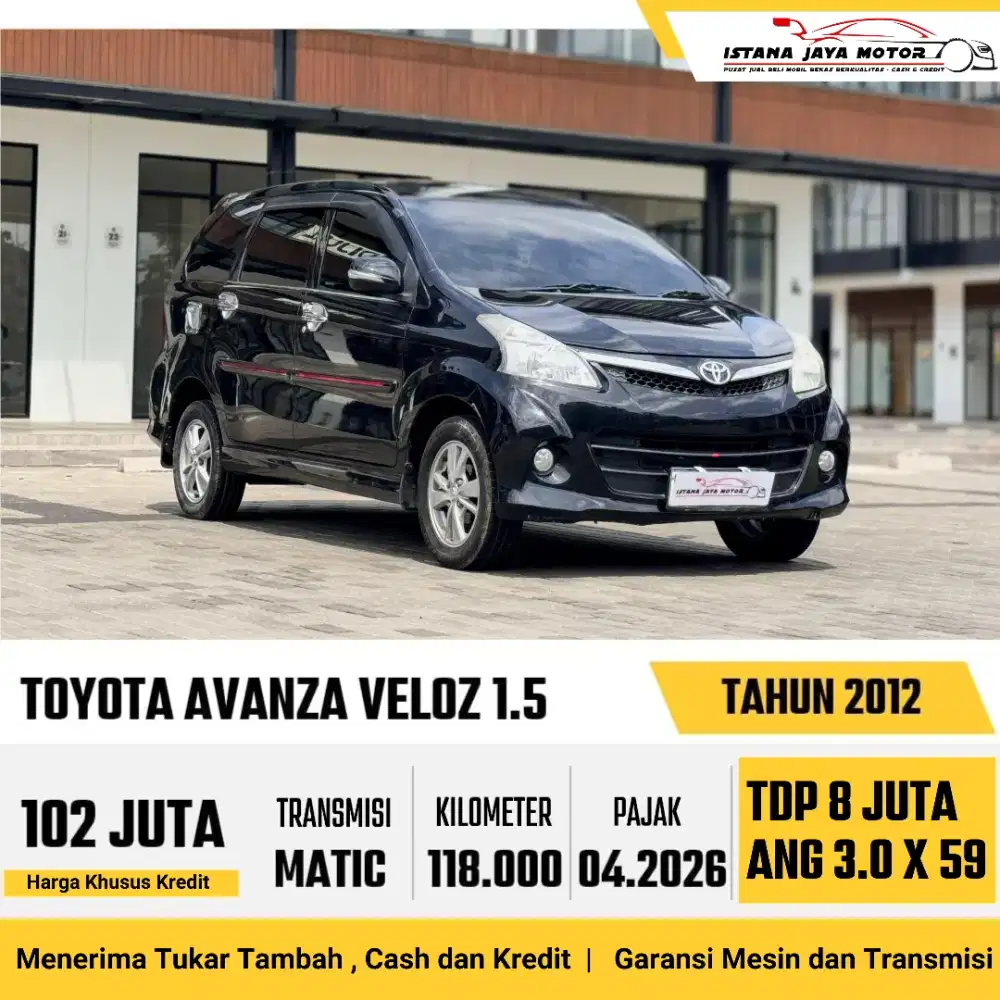 TOYOTA AVANZA 1.5 VELOZ AT 2012