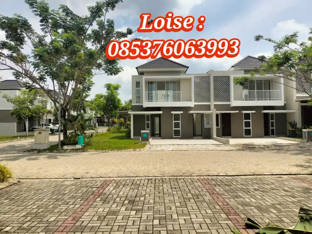 Rumah Type 124  Ada Fasilitas Kolam Renangnya