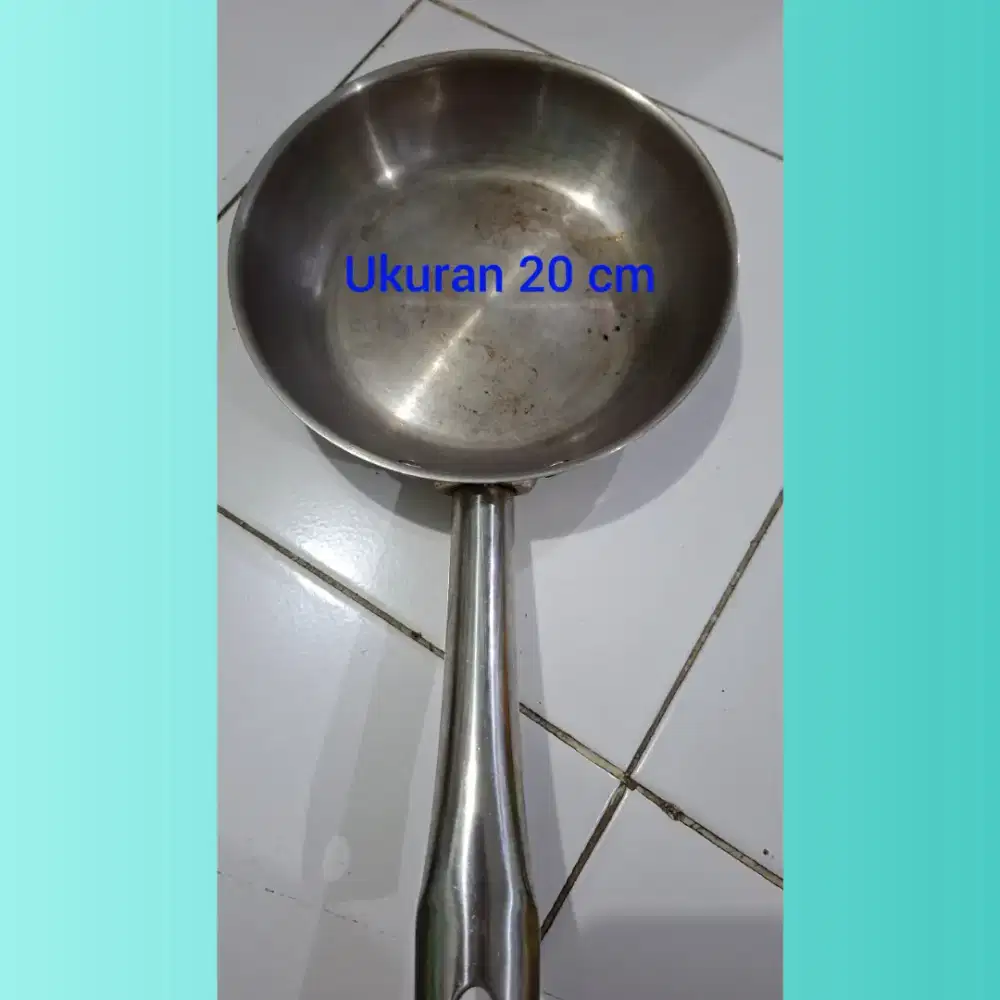 FRY PAN DAN TALENAN STAINLESS STEEL