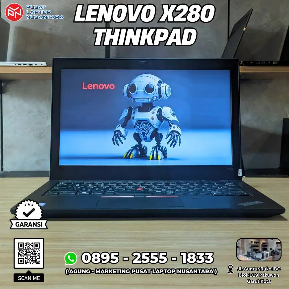 Lenovo X280 Thinkpad [Second ex Kantor] - Laptop Garut