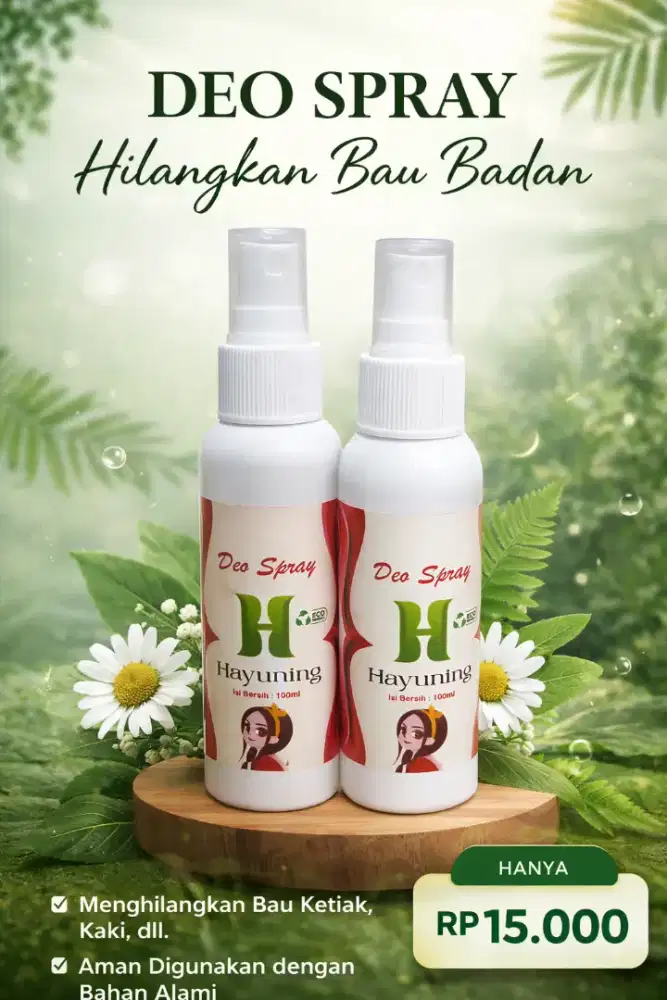 Deospray - Deodoran Semprot untuk Ketiak dan Kaki