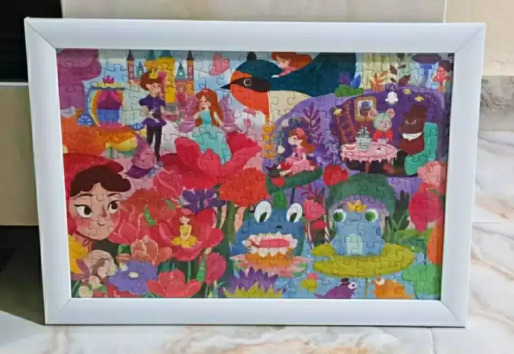 Bingkai foto kaca A3 minimalis