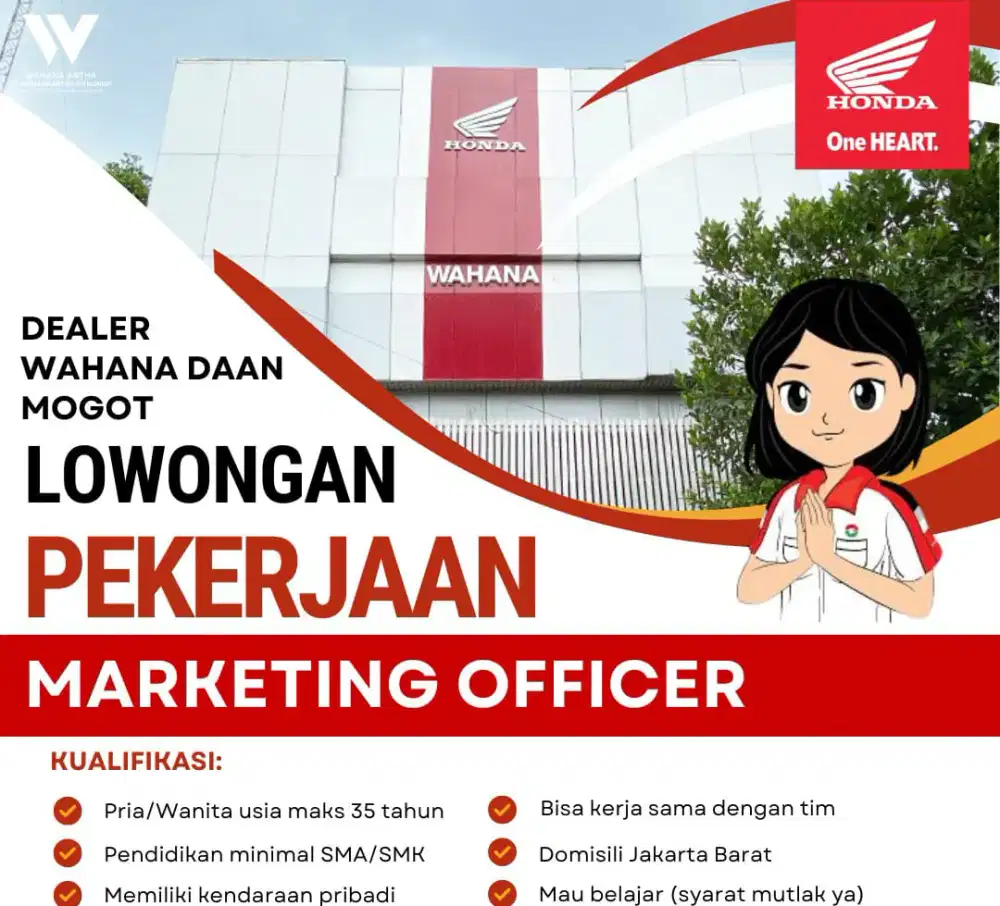 Loker sales honda motor