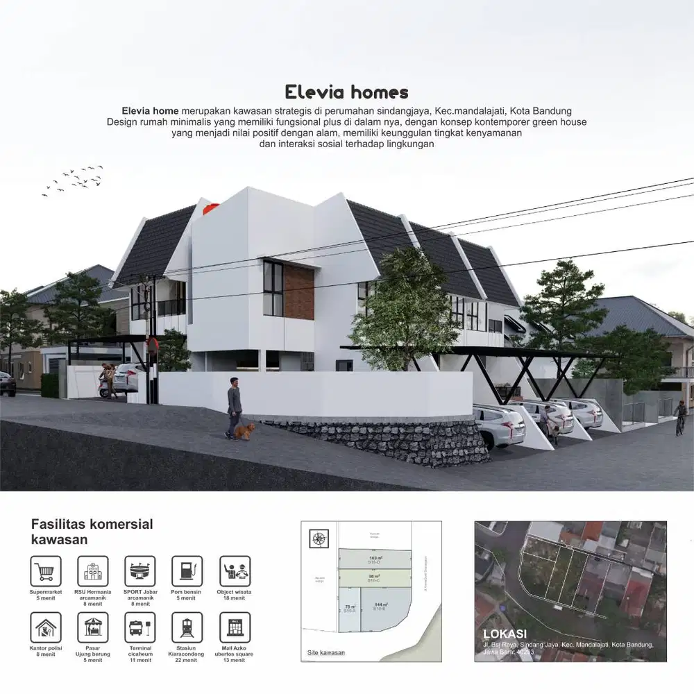 Rumah Bandung Elevia Homes Mandalajati – Hunian Eksklusif 4 Unit Saja