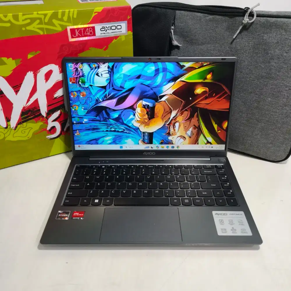 Axioo Hype 5 Amd X3 Ryzen 5 3500U Ram 8gb ssd 256gb fullset