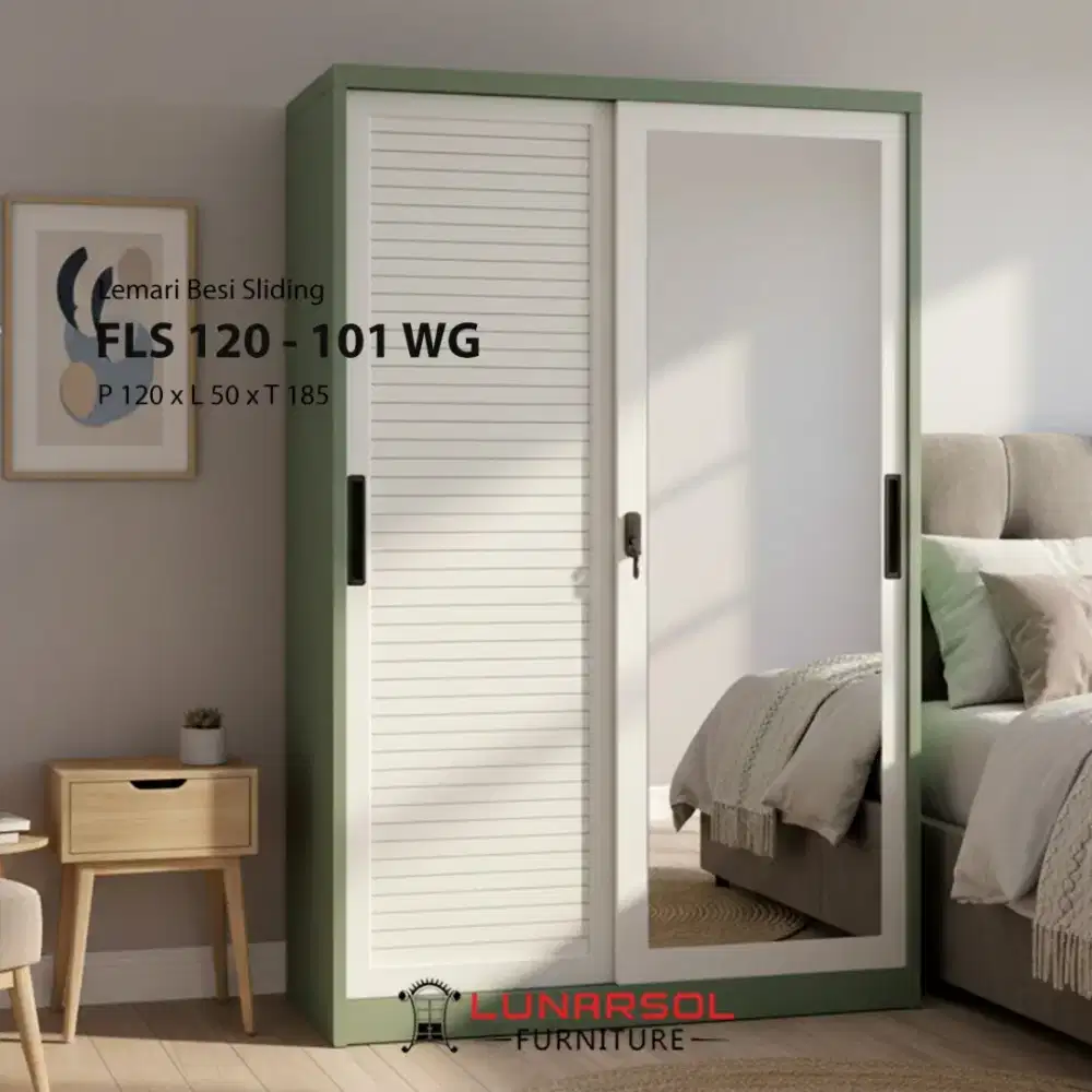 Lemari Plat besi 2 Pintu