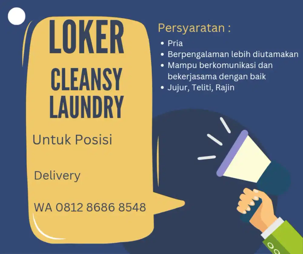 Delivery & Operator Laundry