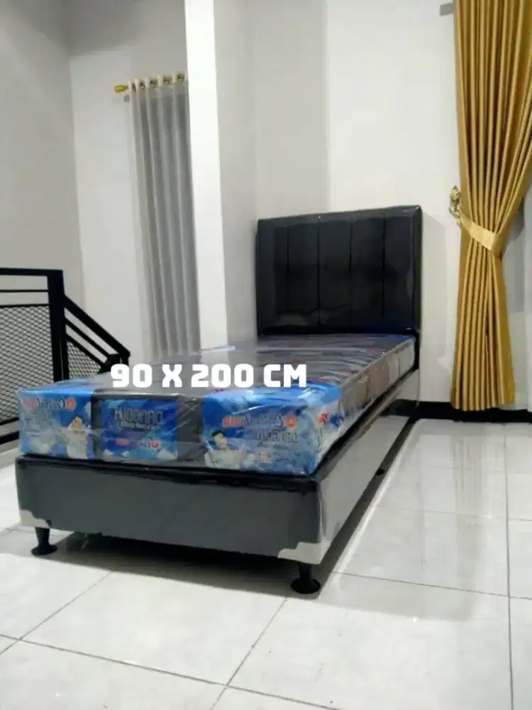Paket Dipan + Kasur Busa Central foam tebel 20 cm Garansi 10 tahun
