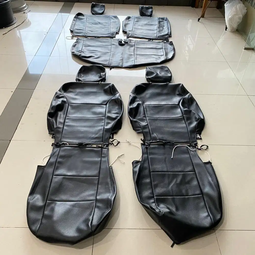 Sarung Jok Jimny JB74 Full Set 2 Baris Hitam | Eks Terpasang