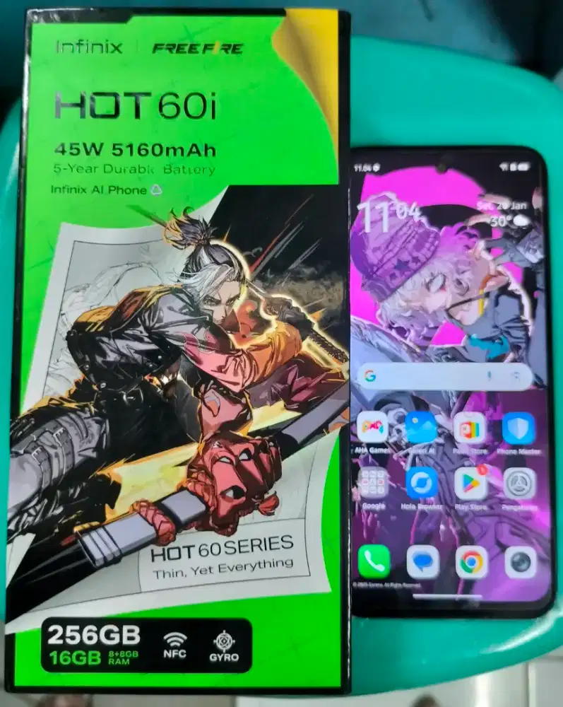 INFINIX HOT 60i 8+8/256Gb FULLSETT